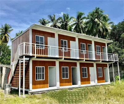 Casa de contêiner dobrável em dormitório pré-fabricado